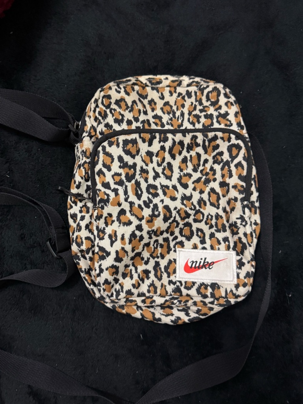 Nike Leopard Print Crossbody Bag